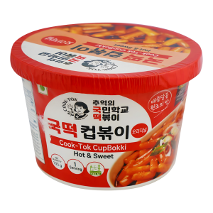 COOK TOK INSTANT CUP TTEOKBOKKI - ORIGINAL HOT & SWEET
