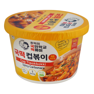 COOK TOK INSTANT CUP TTEOKBOKKI - SPICY CARBONARA